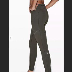 Lululemon Speed Up Tight 28” Legging Dark Olive Women Size 6